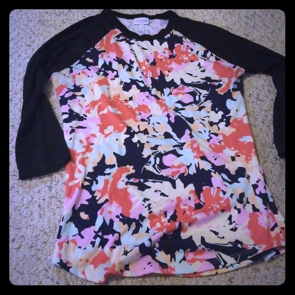 Lularoe Randy Floral XS - Picture 1 of 4